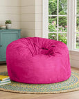 47" Orange Microsuede Classic Bean Bag