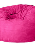 47" Orange Microsuede Classic Bean Bag