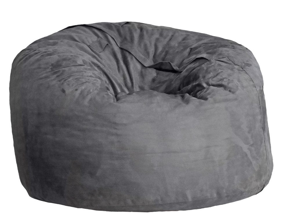 47" Orange Microsuede Classic Bean Bag