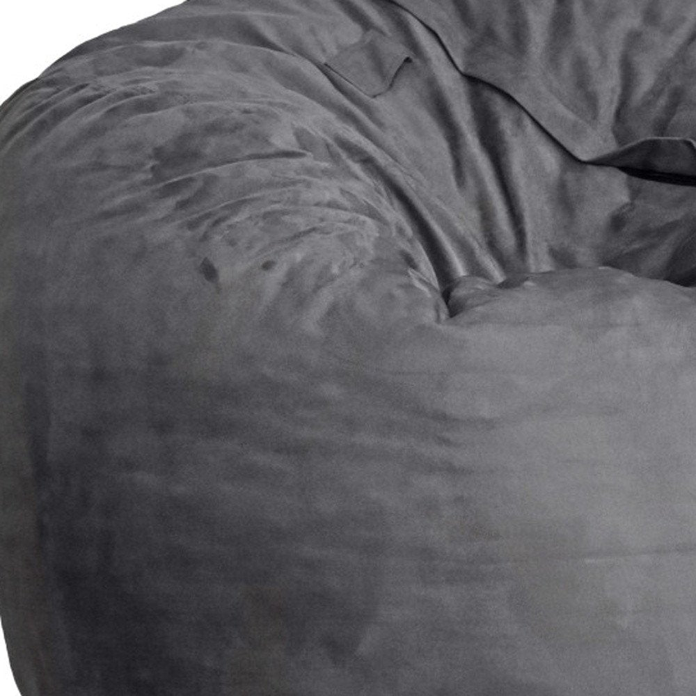 47" Orange Microsuede Classic Bean Bag
