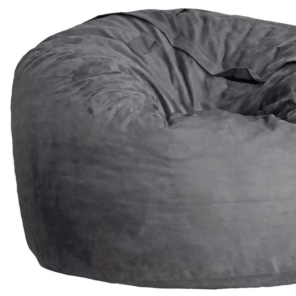 47" Orange Microsuede Classic Bean Bag