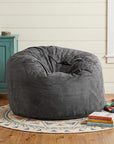 47" Orange Microsuede Classic Bean Bag