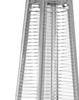 41000 BTU Black Steel Propane Triangular Pyramid Standing Patio Heater