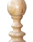 29" Natural Floor Solid Wood Candle Holder