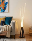 49" Silver LED Novelty Floor Lamp