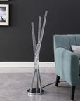 49" Silver LED Novelty Floor Lamp