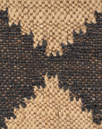 47" Tan And Black Black Leg Checkered Upholstered Bench