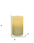 5" Ivory Flameless Pillar Candle