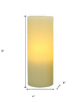 5" Ivory Flameless Pillar Candle