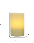 6" Ivory Flameless Pillar Candle
