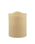 5" Ivory Flameless Pillar Candle