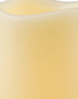6" Ivory Flameless Indoor Outdoor Pillar Candle