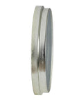 21" Circle Silver Metal and Glass Analog Exposed Gear Wall Clock