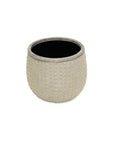 6" Beige Dot Ceramic Indoor Outdoor Round Pot Planter