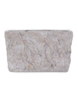 9" Gray Speckle Glaze Cement Indoor Outdoor Rectangular Pot Planter
