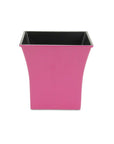7" Hot Pink Recycled Plastic Indoor Outdoor Square Pot Planter