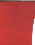 7" Red Recycled Plastic Indoor Outdoor Square Pot Planter