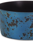 12" Blue Recycled Plastic Indoor Outdoor Round Pot Planter