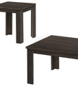 Set of Three 44" Oak Coffee Table