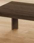 Set of Three 44" Dark Brown Coffee Table