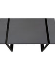 49" Gray and Black Computer Desk