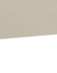 Beige Linen Blend Upholstered Arched Full Headboard With Nail Head Trim