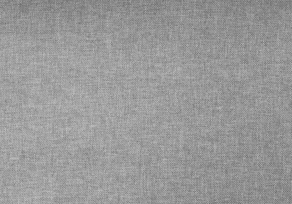 Beige Linen Blend Upholstered Arched Full Headboard With Nail Head Trim