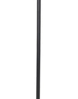 68" Dark Bronze Floor Lamp With Amber Solid Color Beveled Glass Drum Shade