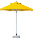 13' Yellow Polyester Round Market Patio Umbrella