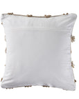 20" X 20" Tan Zippered Geometric Indoor Outdoor Throw Pillow