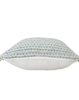 24" X 24" Blue Zippered Coastal Indoor Outdoor Throw Pillow
