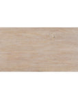 51" White Solid Wood Distressed Coffee Table