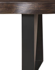 68" Dark Brown and Black Distressed Solid Wood Dining Bench