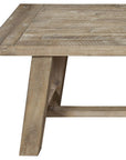 60" Natural Distressed Solid Wood Dining Bench
