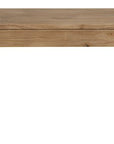 58" Natural Distressed Solid Wood Dining Bench
