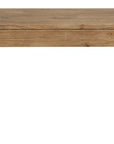 58" Natural Distressed Solid Wood Dining Bench