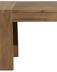 58" Natural Distressed Solid Wood Dining Bench