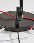35" Black Metal Novelty Desk Lamp
