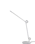 35" White Metal Novelty Desk Table Lamp