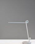 35" White Metal Novelty Desk Table Lamp