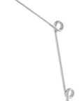 35" White Metal Novelty Desk Table Lamp