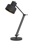 33" Black Metal Adjustable Desk Table Lamp