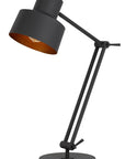 33" Black Metal Adjustable Desk Table Lamp