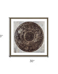 Zulu Gold I Brown Framed Print Wall Art