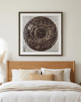 Zulu Gold I Brown Framed Print Wall Art
