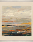 Warm Bay I Silver Framed Print Wall Art