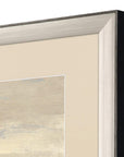 Warm Bay I Silver Framed Print Wall Art