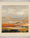 Warm Bay II Silver Framed Print Wall Art