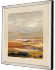 Warm Bay II Silver Framed Print Wall Art
