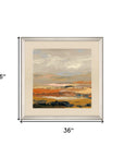 Warm Bay II Silver Framed Print Wall Art